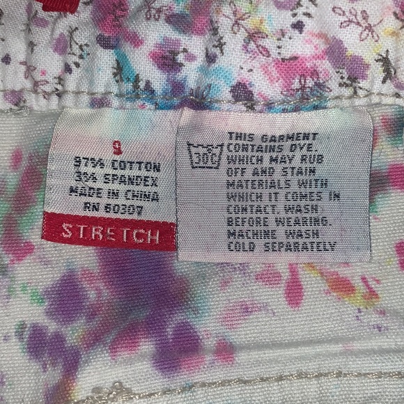 Union Bay Tie-Dye Flare Pants 9 - Picture 8 of 9